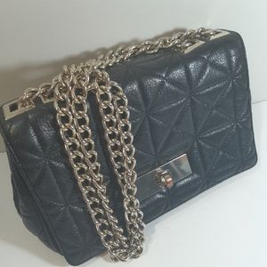 Kate Spade Black Leather Chain Purse